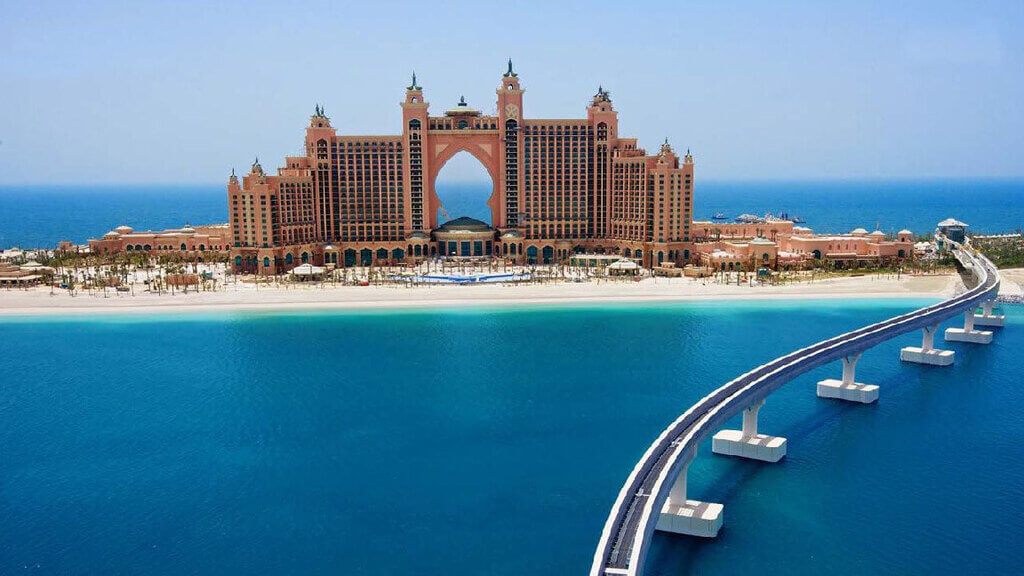 architectural structures in Dubai
