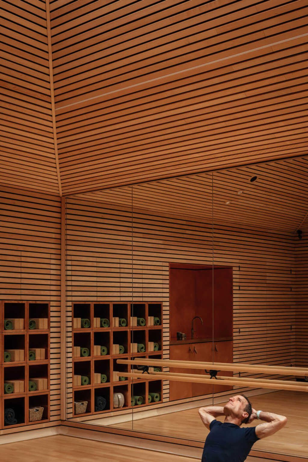 Rammed Earth Yoga Studio Invisible Studio