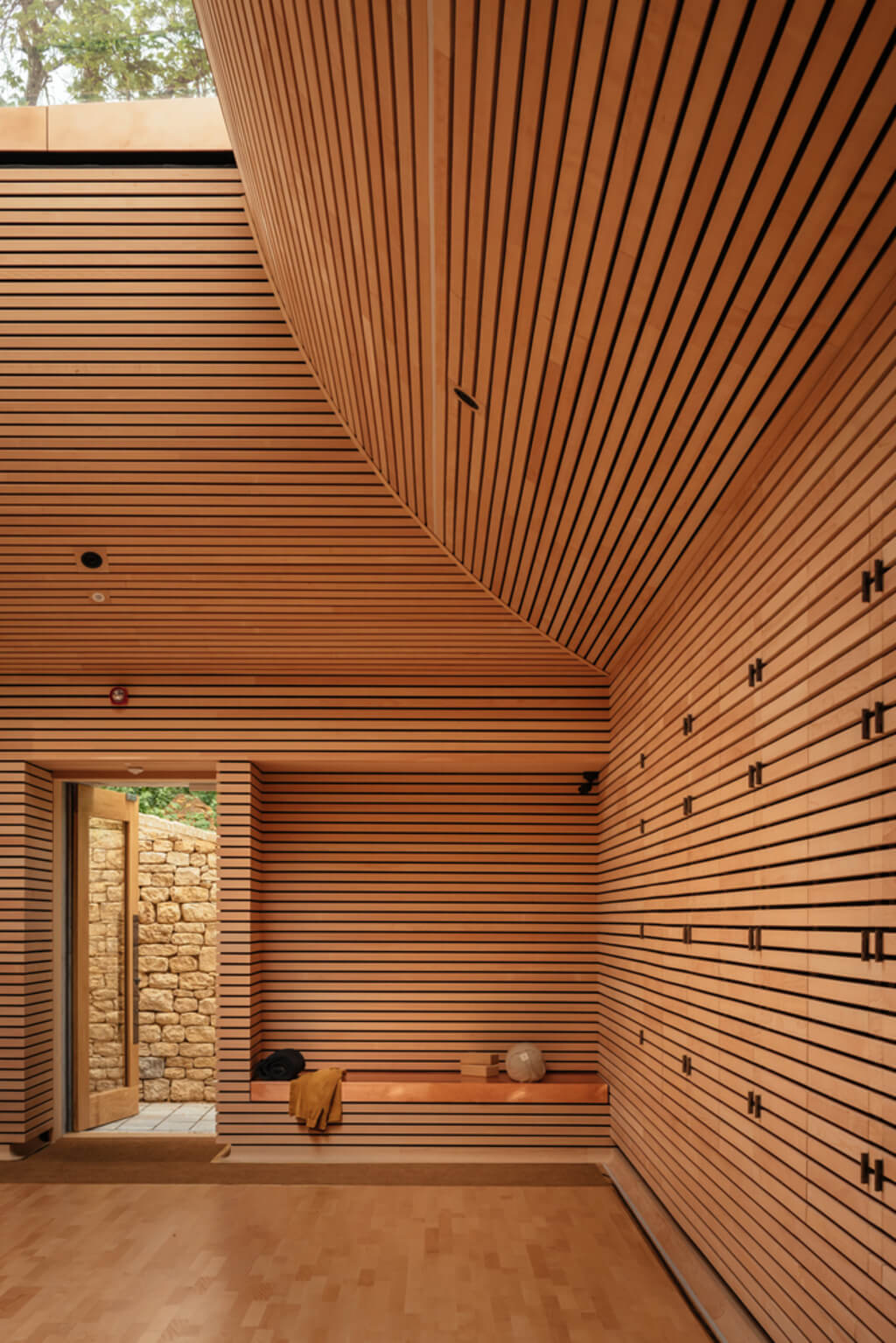 Rammed Earth Yoga Studio Invisible Studio