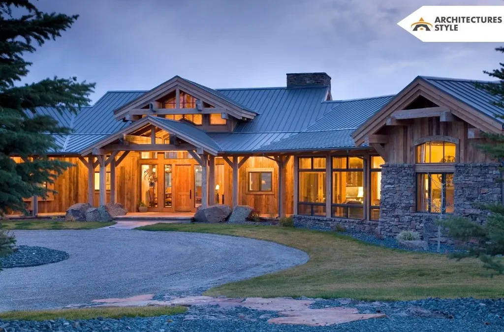 30+ Rustic Modern House Designs that fit the 2025 Trend & Beyond