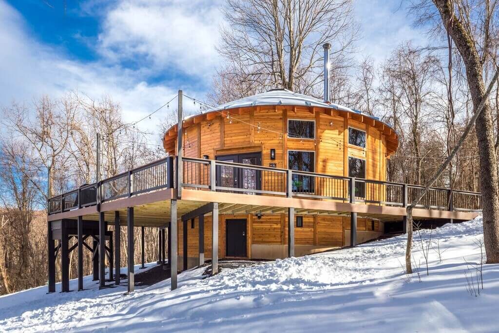 Elevated Yurt House