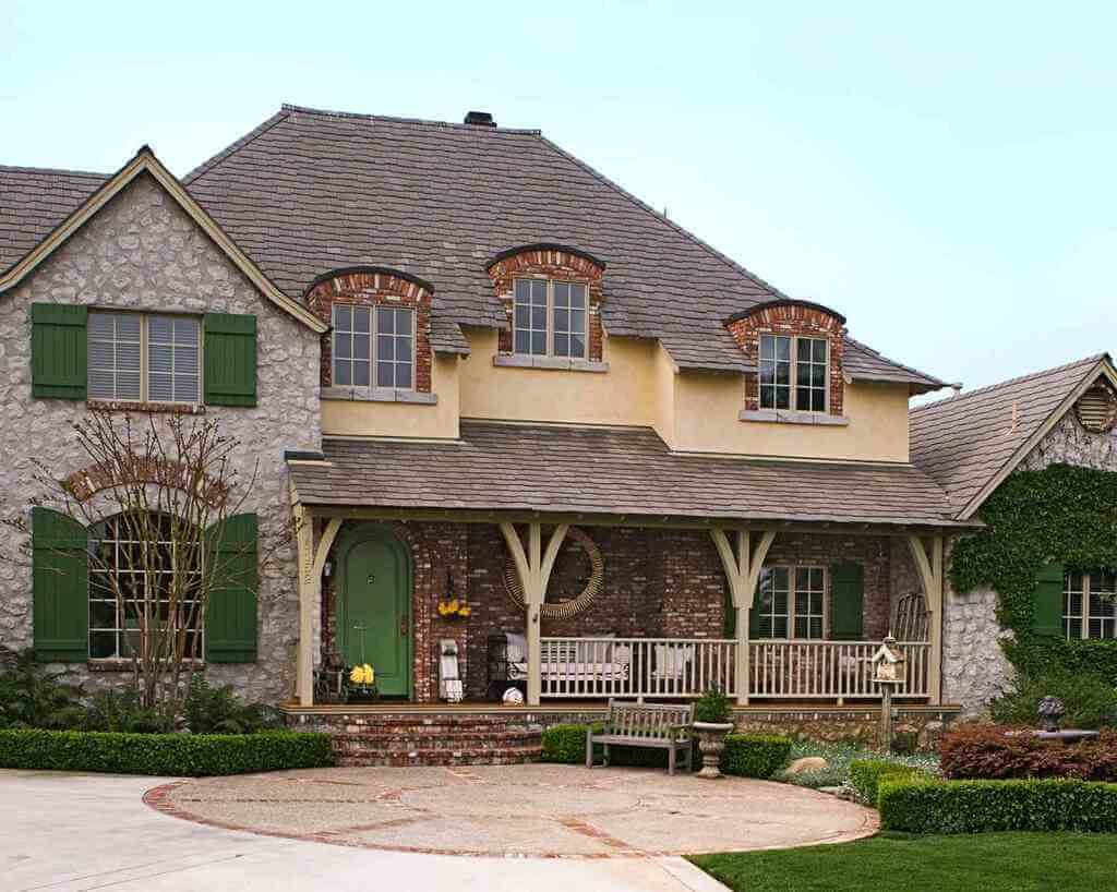 French-American Country Home
