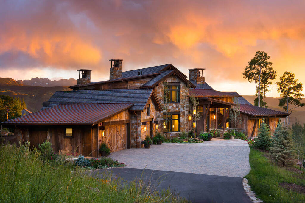 The Colorful Mountain Homes Ideas