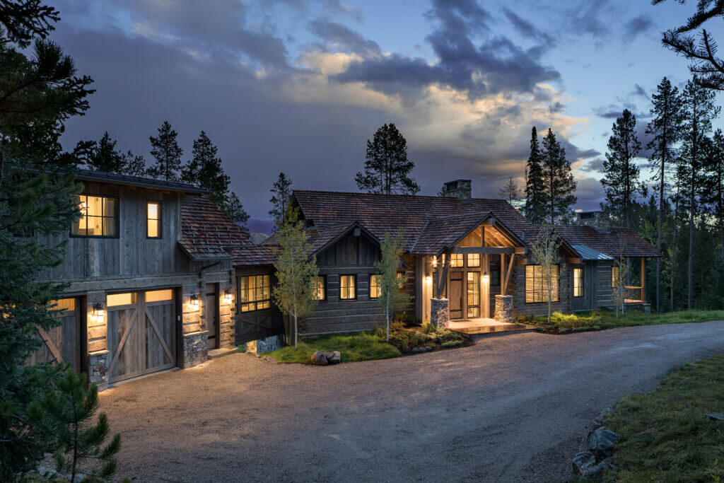 Blend within the Hills: Grey Modern Mountain Homes
