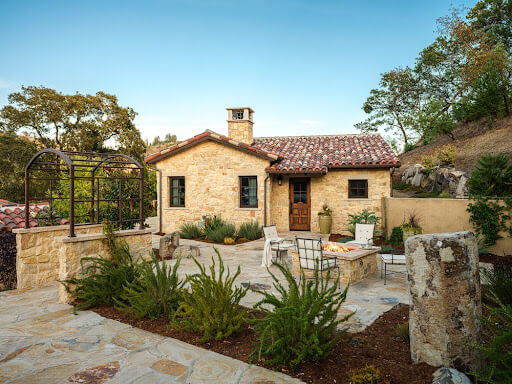 Tuscan Stone Cottage Style House