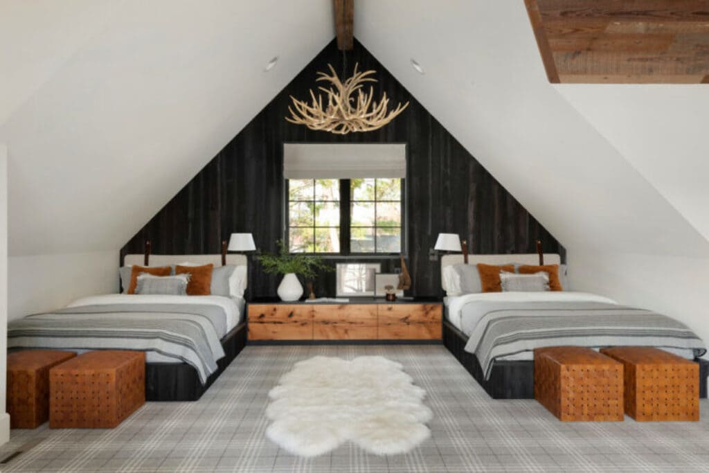 Curate a Focal Point for a frame house