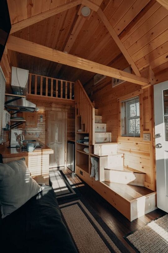 Keep the Steps Narrow in a frame house