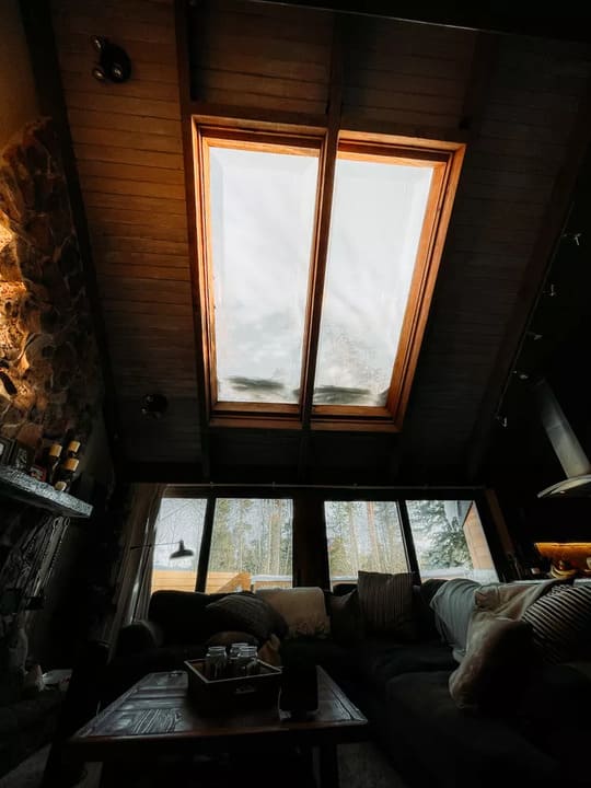 Enable Sky-gazing with Skylights a frame house
