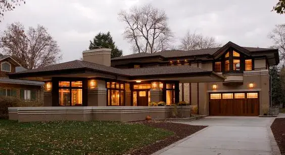 Defining Features of the Prairie Style Houses