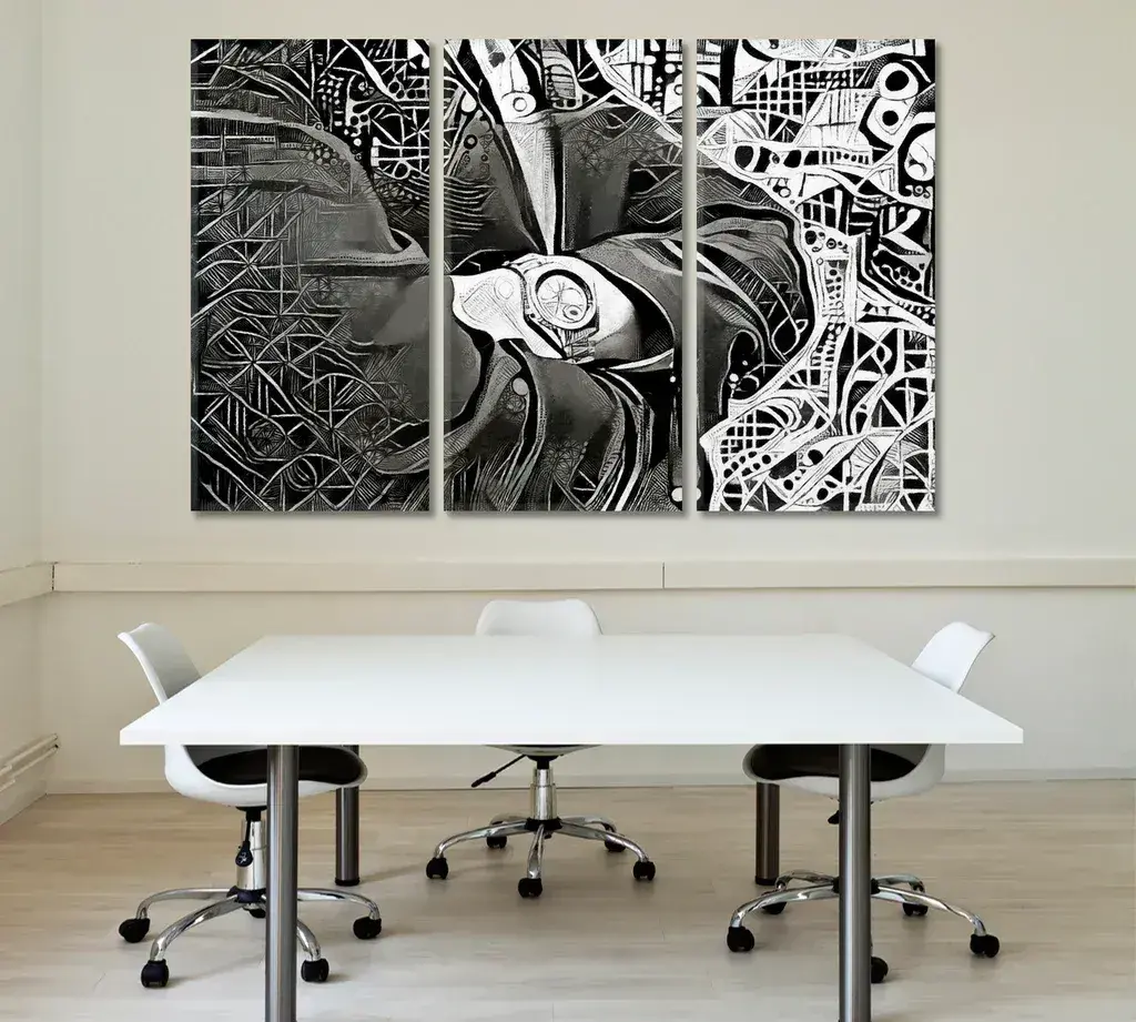 Abstract Geometry art for office