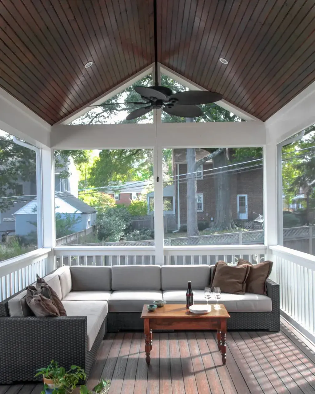 simple screened in porch ideas