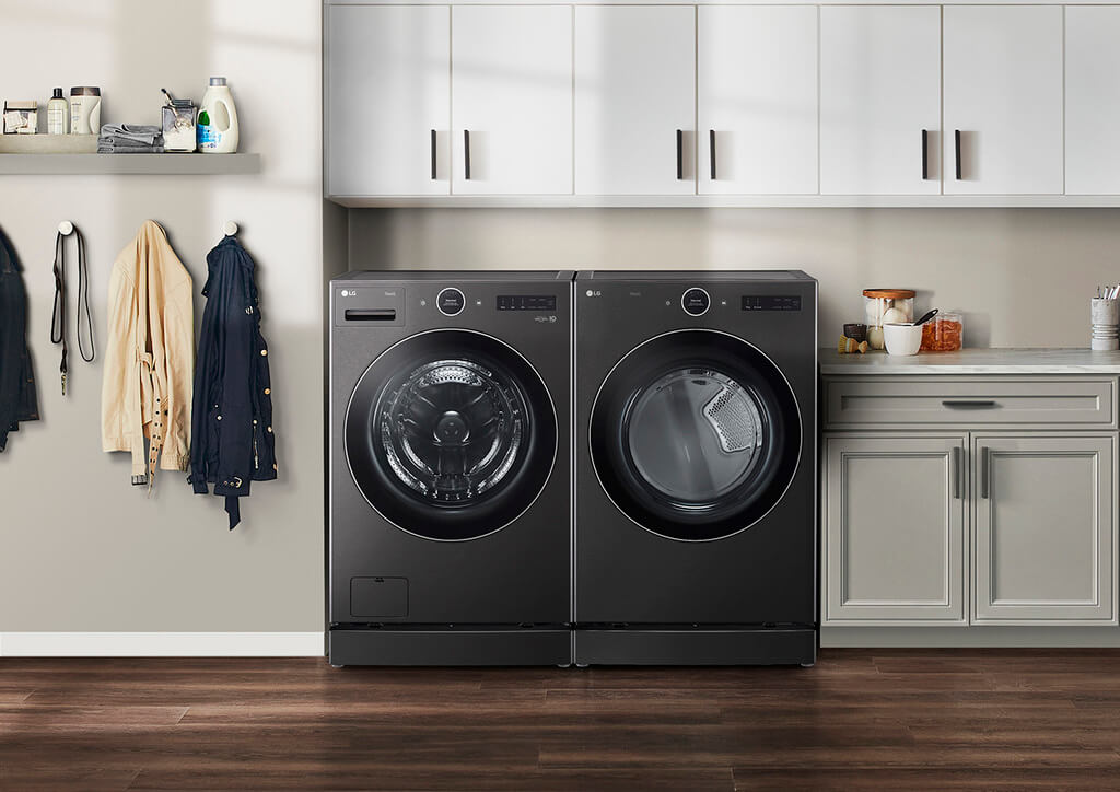 Laundry with a Smart Washer and Dryer