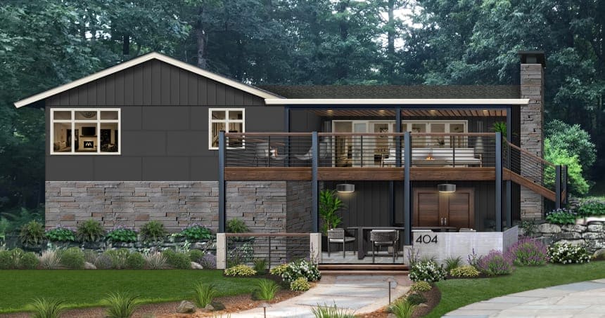 Charcoal Gray Exterior House Paint Colors