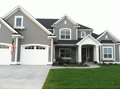 Dove Gray Exterior House Paint Colors