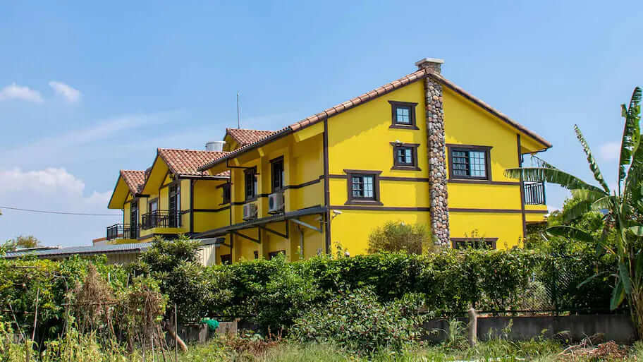 Goldenrod Yellow Exterior House Paint Colors