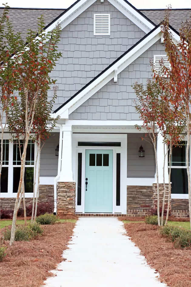 Harbor Mist Exterior House Paint Colors