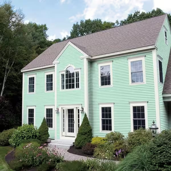 Seafoam Green Exterior House Paint Colors