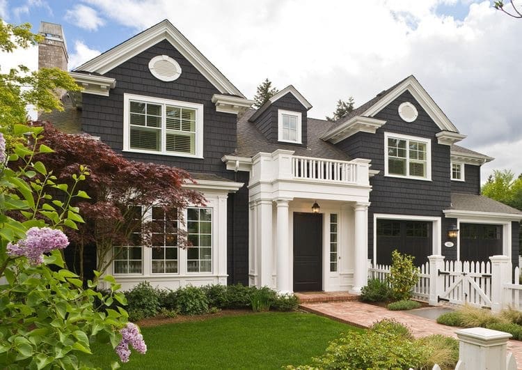 Weathered Brown Exterior House Paint Colors
