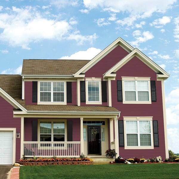 Wine Red Exterior House Paint Colors