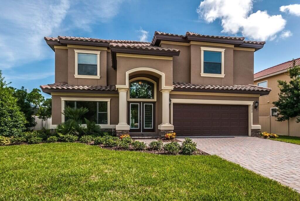 Mocha Brown Exterior House Paint Colors