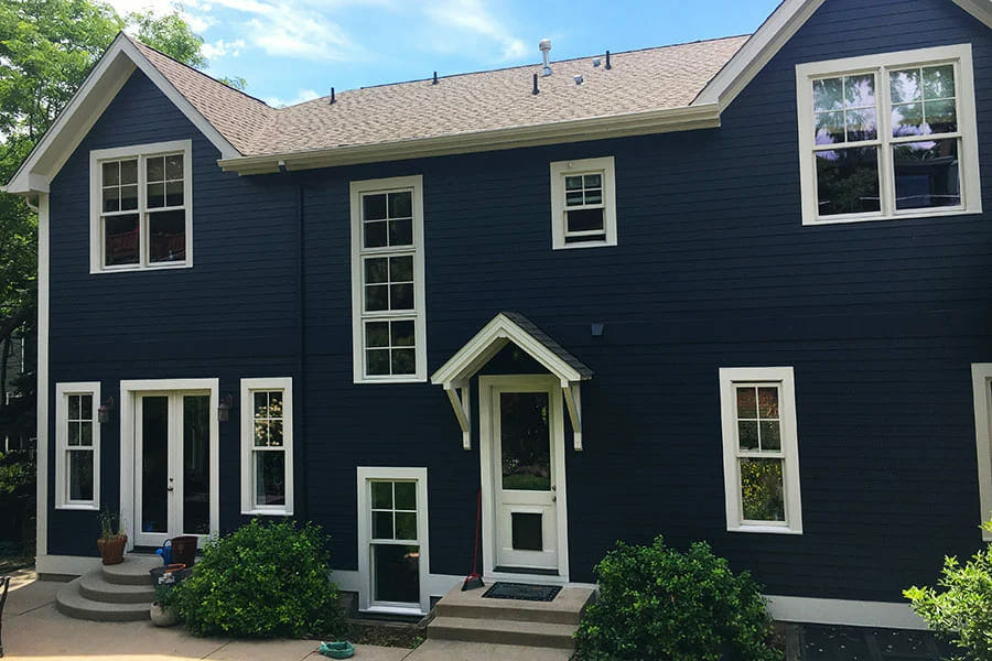 Navy Blue Exterior House Paint Colors