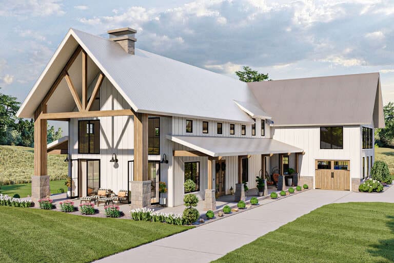 Front view of Plan 963-00627 by House Plans