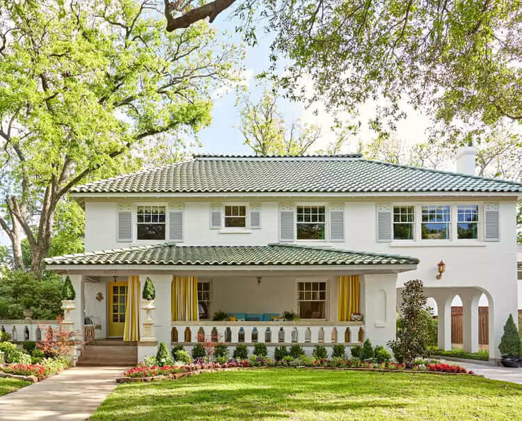 Sage Green and Cream exterior