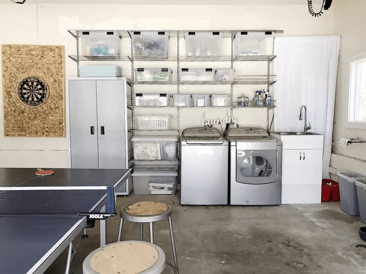 Industrial Look laundry room
