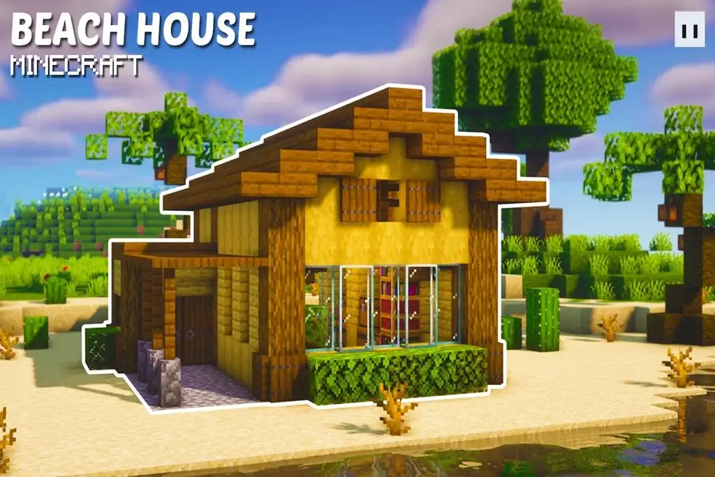  Small Beach minecraft Home