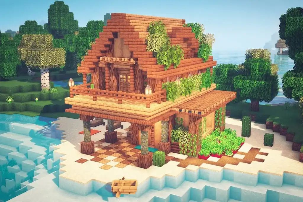 mincraft Beach Cabin