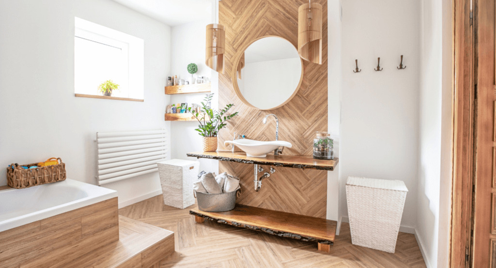 scandinavian style bathrooms