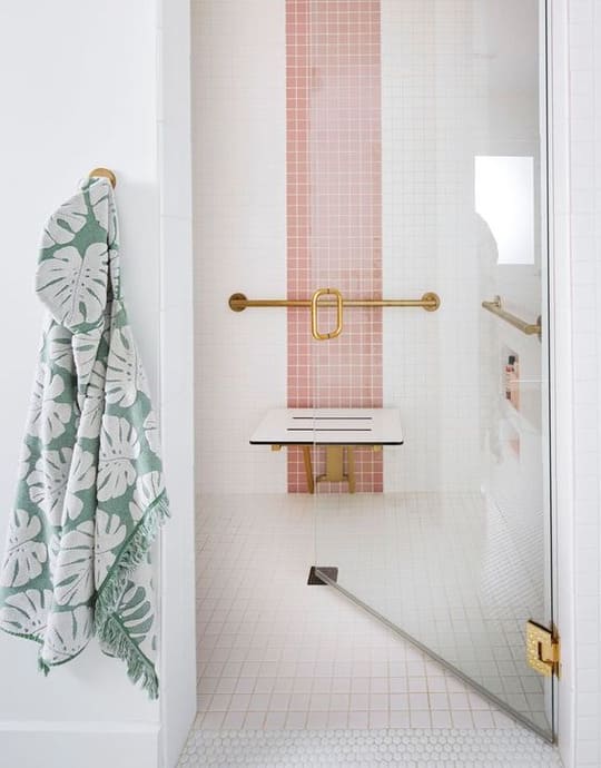 Contemporary Curbless Shower