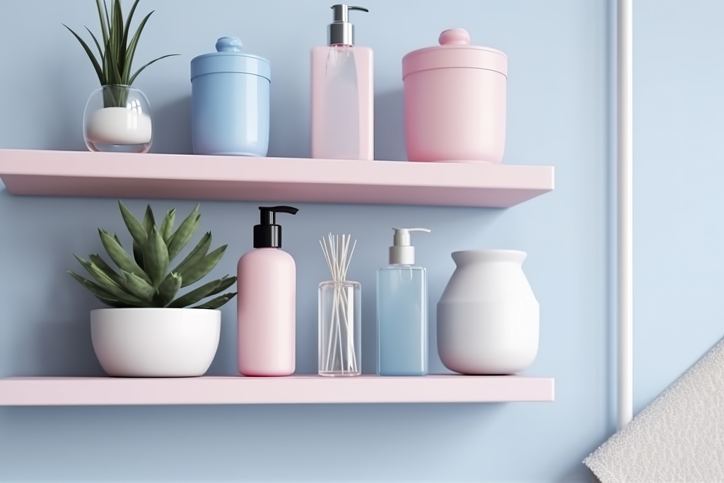 Dispensers and containers of bathroom