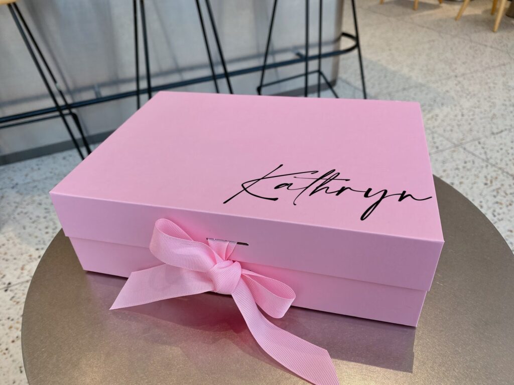 Miniature Pink Gift Box Ornaments