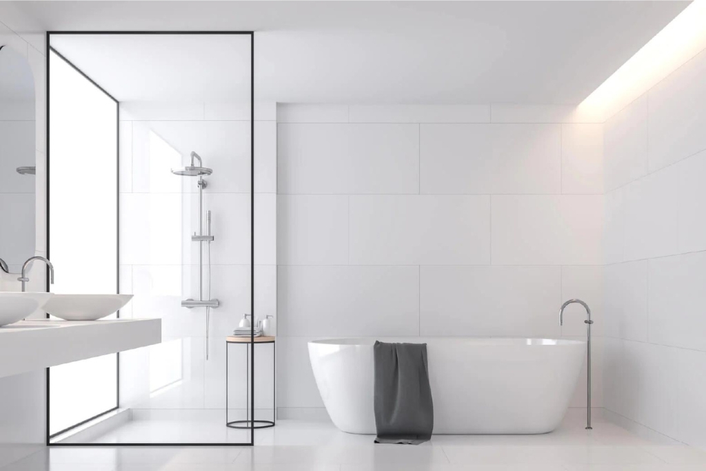 Minimalist Walk-in Shower Design
