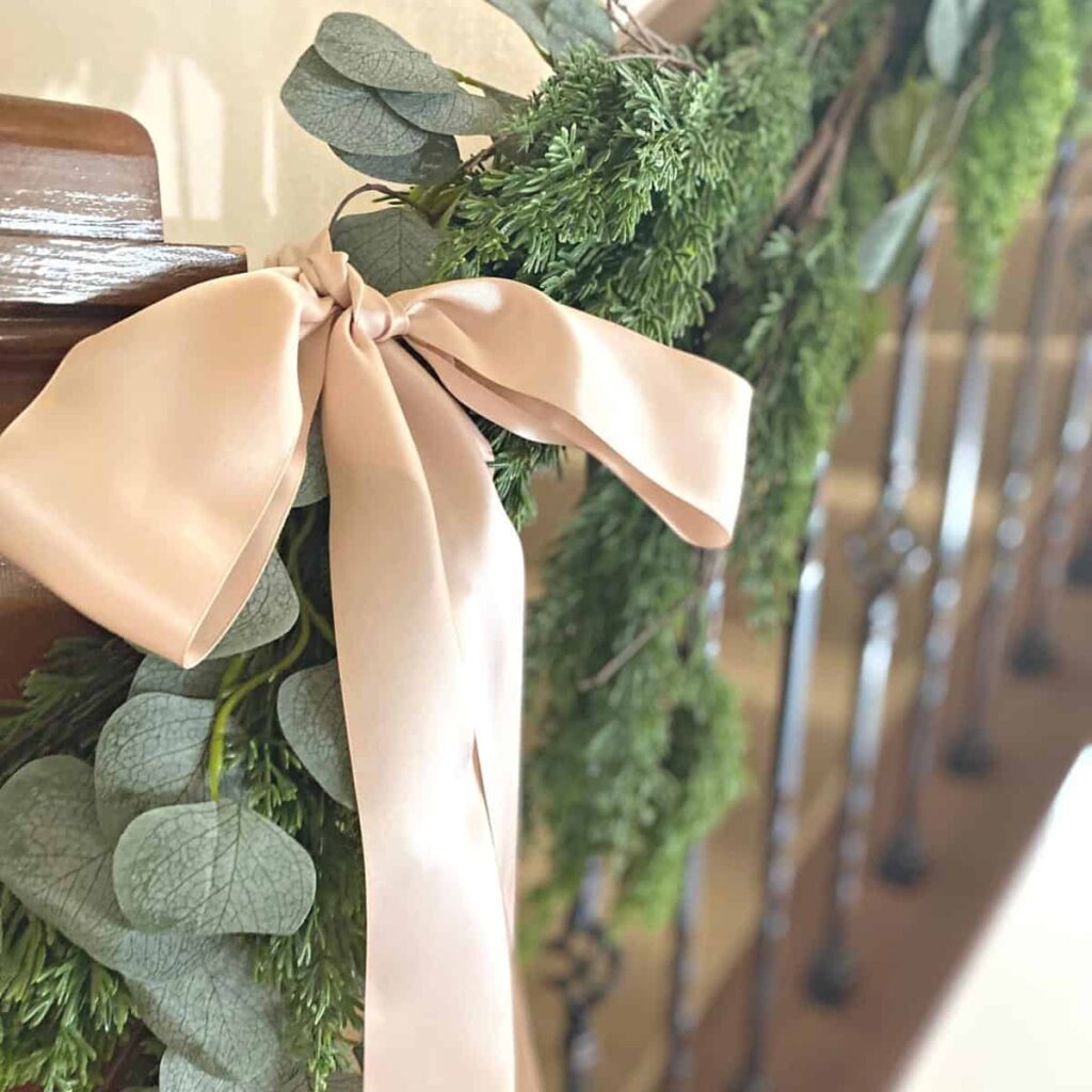 Pink Ribbon Bows for Bushes 