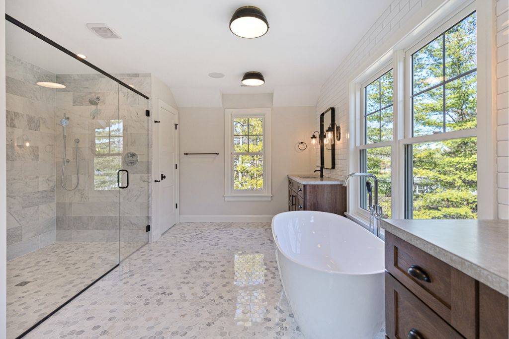 Soothing Steam Spa Shower Area