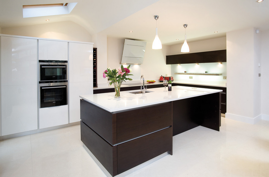 handless kitchen island