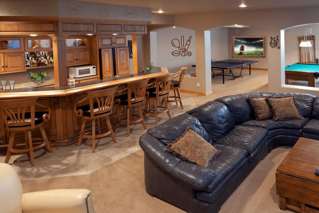 man cave home bar ideas