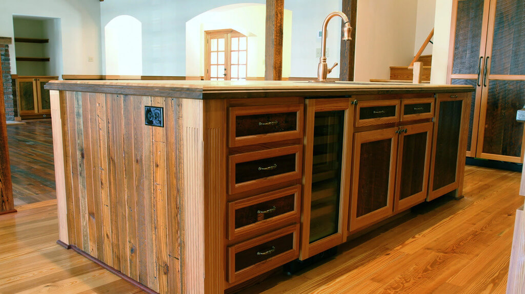 Wood Finish Island