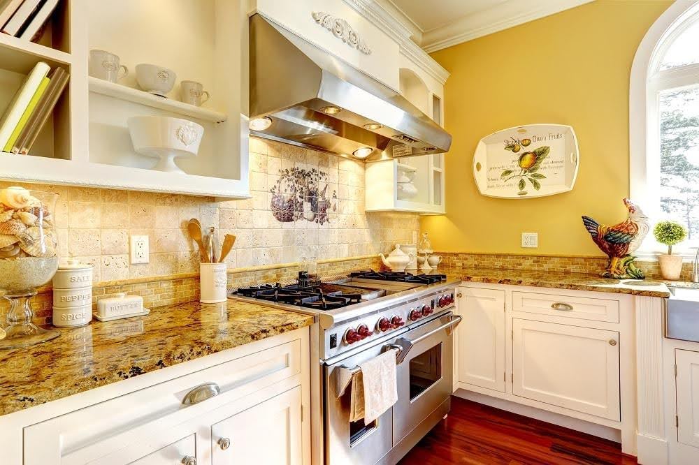 Butter Yellow Kitchens
