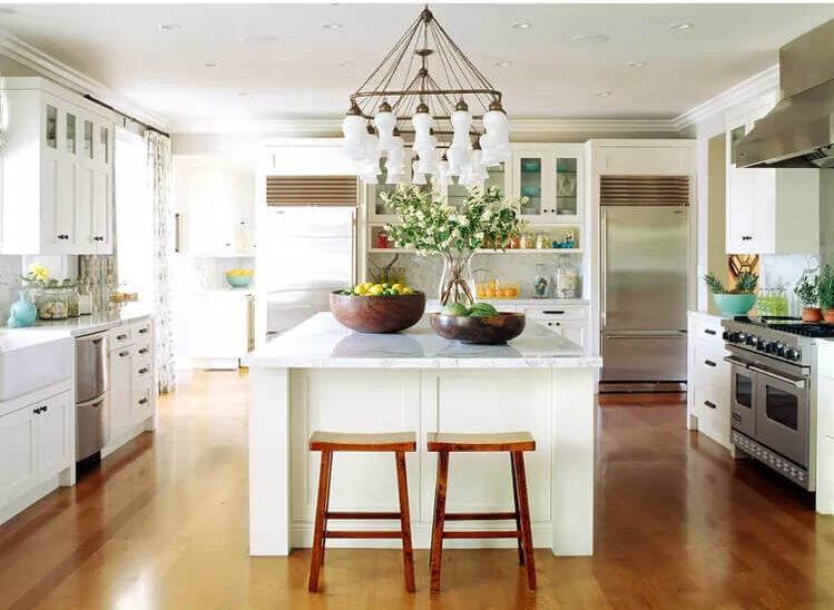 Classic Kitchen Island with Seating