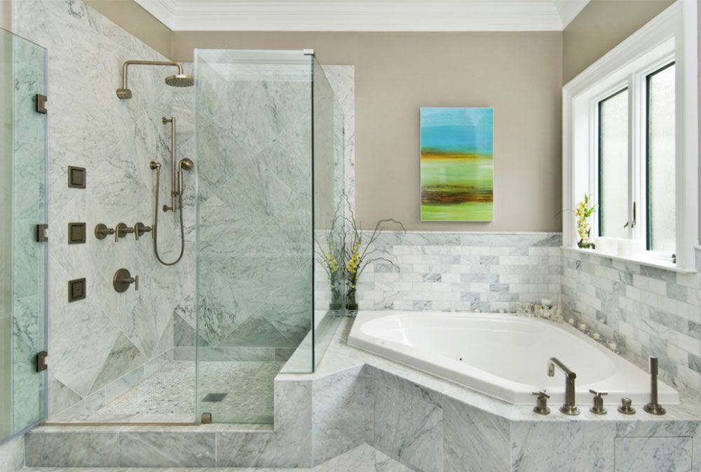 Corner bathtub