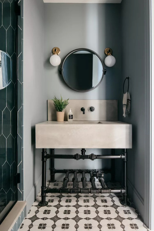 Industrial Style bathroom vanity