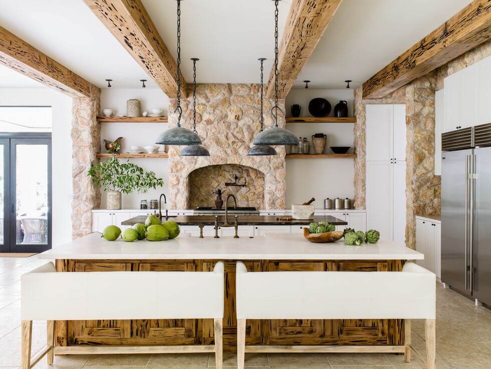 Kitchen Island With Benches