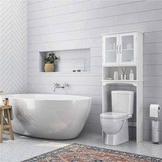 Locker Style Storage bathroom