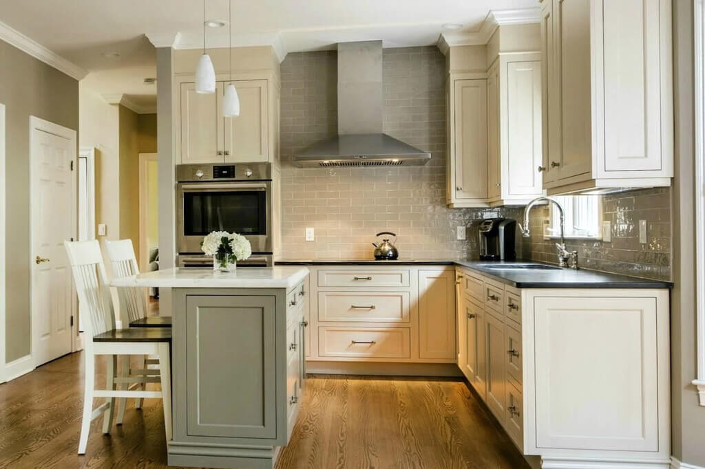 Small Kitchen Island with Seating