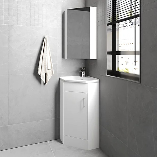 Small Vanity Unit at Corner