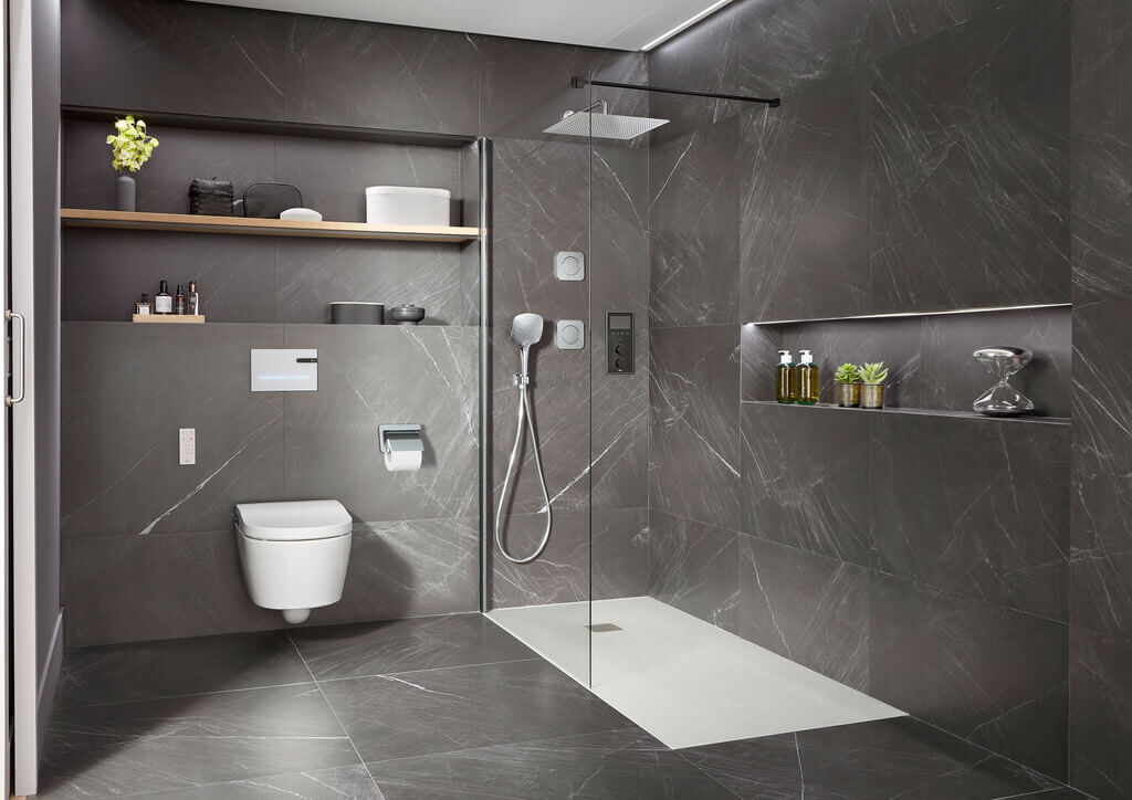 Smart gray shower