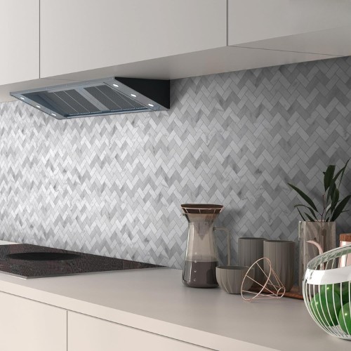 TheTiles Plaza Herringbone Peel and Stick Backsplash Tiles